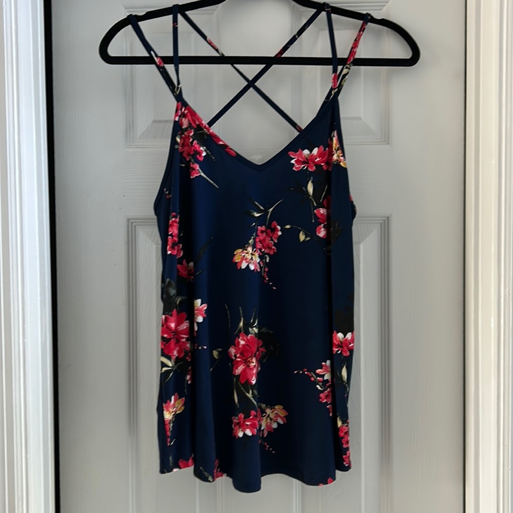 Papermoon crossback floral tank